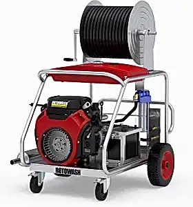 BH Starter Gasoline Engine Super Turbo Washing Machines - Cold Hose Reel